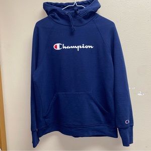 Plain Navy Champion Sweatshirt